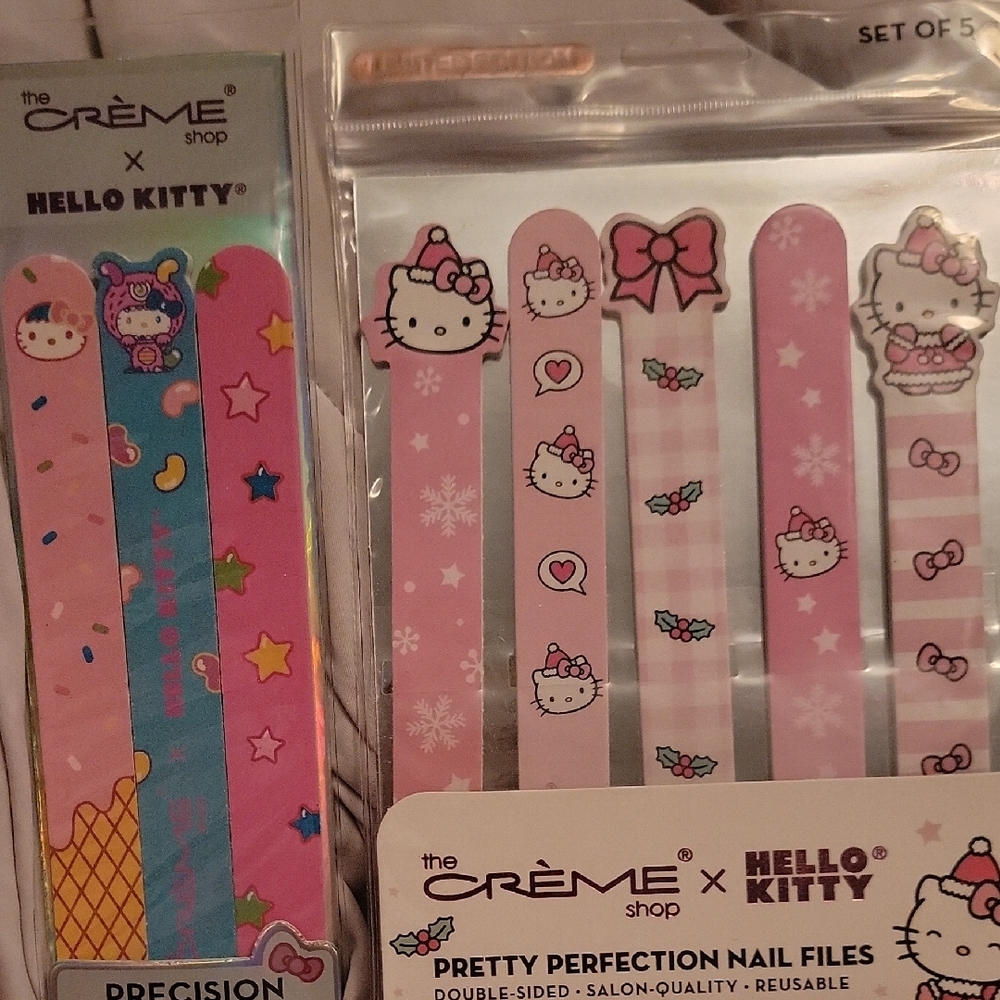 Hello Kitty Nail Files Set by The Crème Shop- Set Of 2